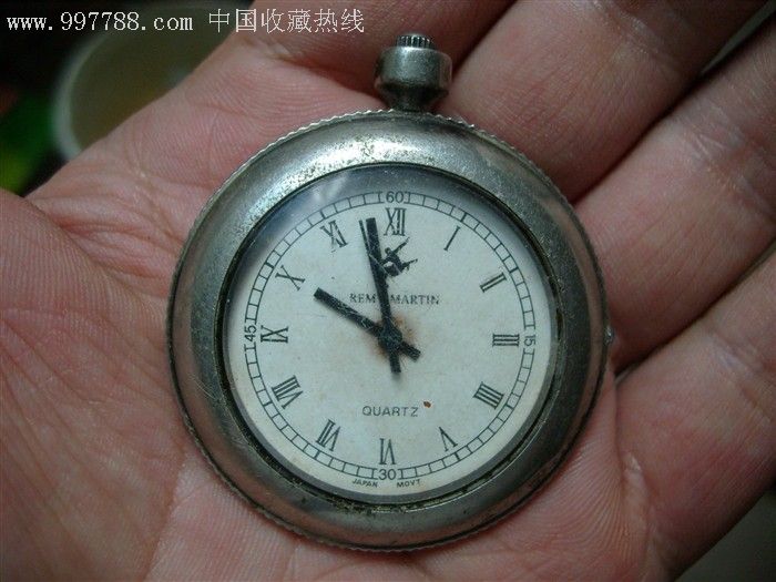 存世非常稀少的人头马银后壳怀表