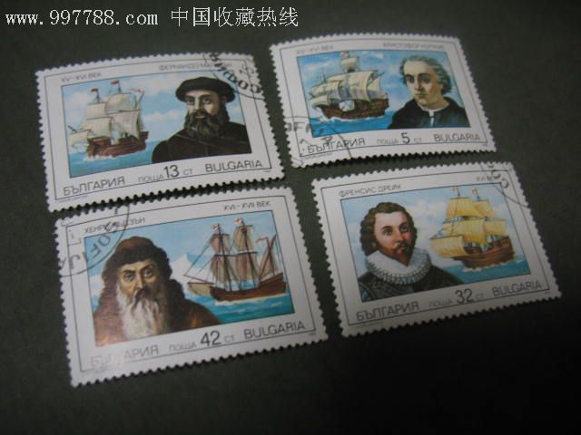 航海家`4张-au3721221-欧洲邮票-加价-7788收藏__中国收藏热线
