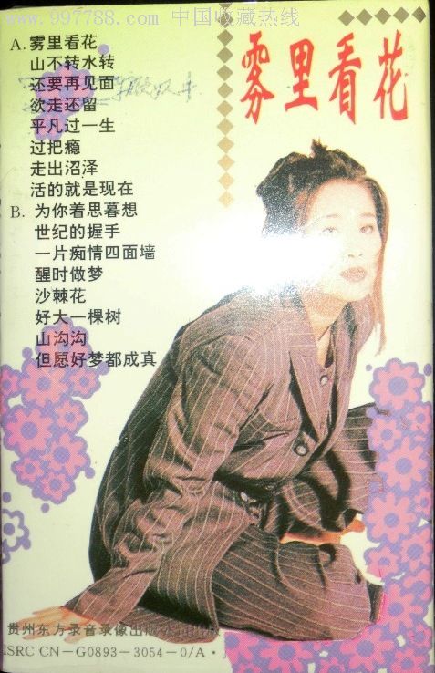 1元起拍歌曲老磁带:那英专集:雾里看花:贵州东方录音录象出版公司出版