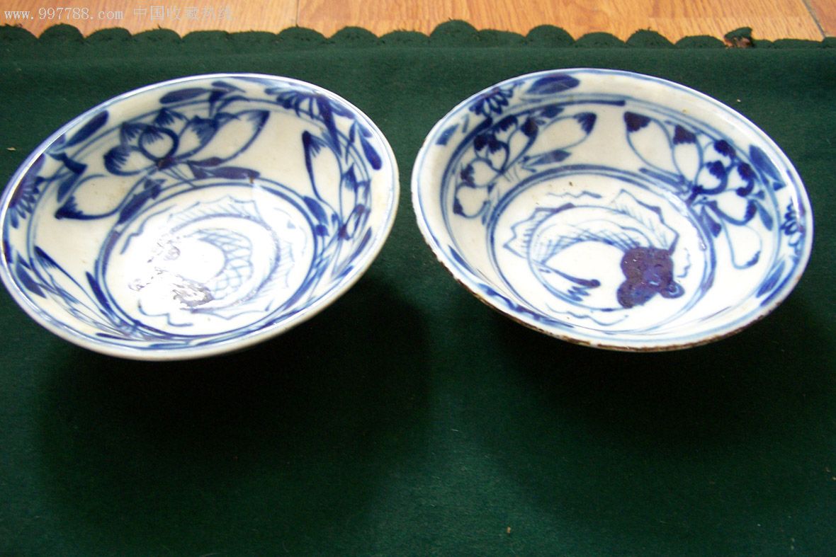 青花瓷碗—中号碗(清末民初时期)_价格699元_第2张图片