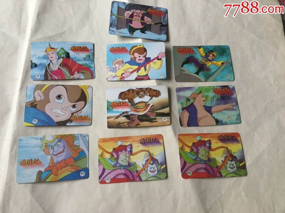 西游记卡片50张不重复