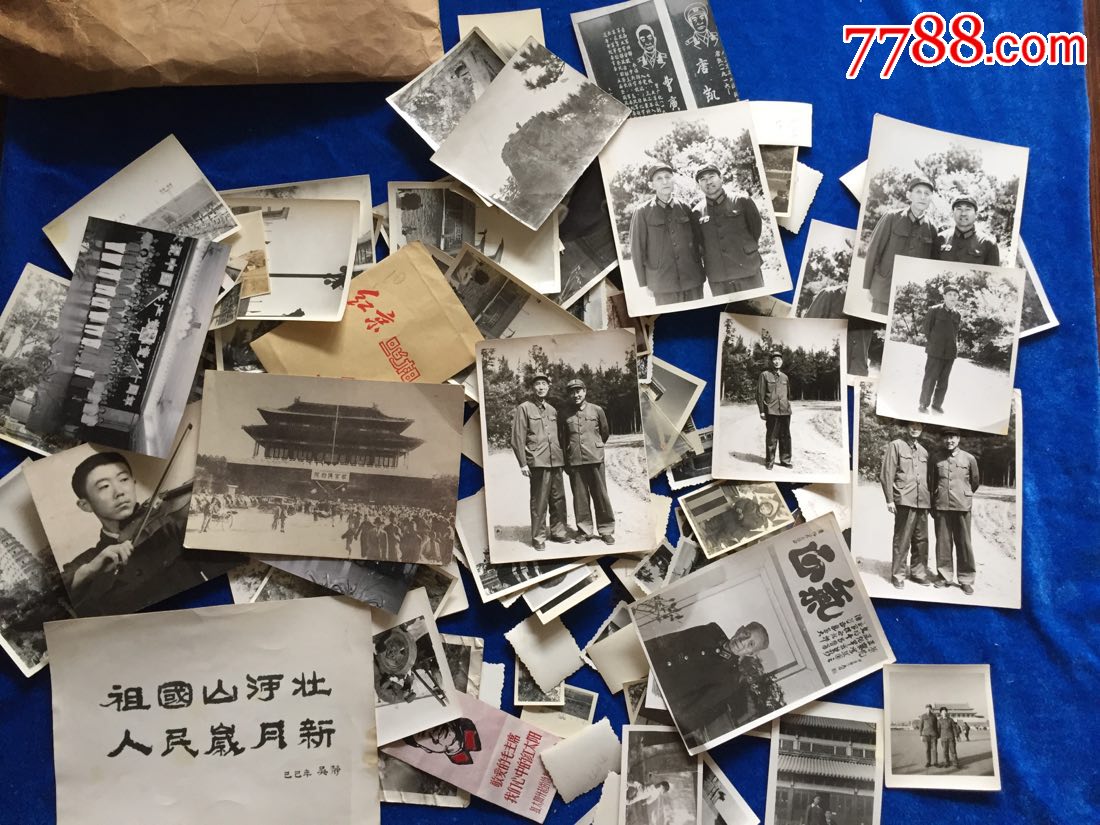 赵万夫将军等一堆照片