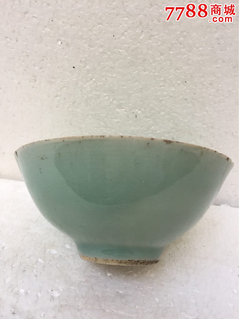 清朝豆青碗