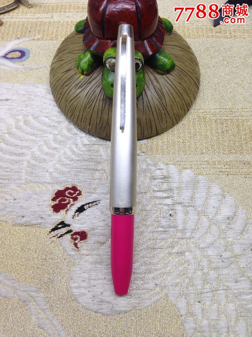 好品14K黄金漂亮【白金钢笔】经典钢笔