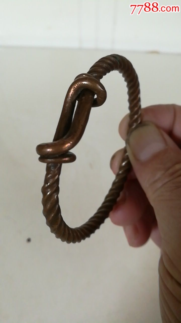 紫铜老手镯