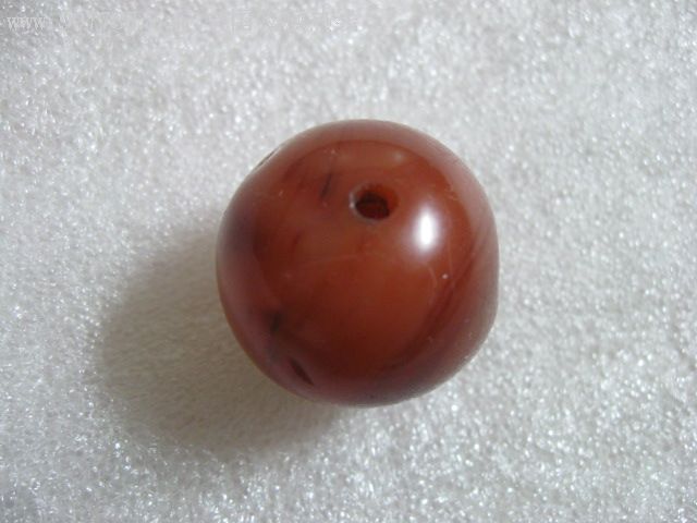 清朝玛瑙珠子.24mm