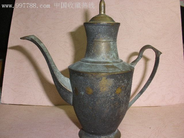 正宗晚清到民国好品铜酒壶