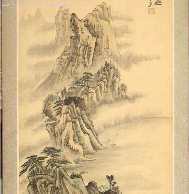 虞山画派常熟名家沈承庆 溪山清趣中堂