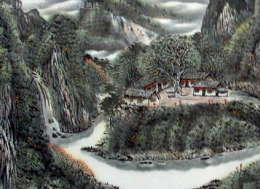 张凌生★四尺国画山水作品-zc2308715-山水国画原作