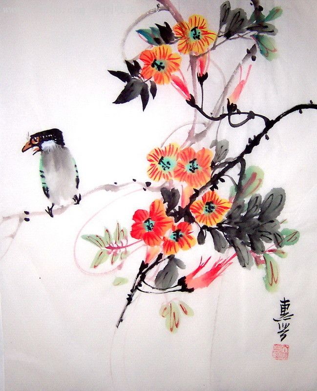开业酬宾,亲自经营【不倦斋】傅抱石弟子国画名家◆丁惠兴,山水花鸟