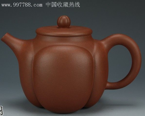 宜兴紫砂壶工艺师陆彩琴手制【玉兰壶】原矿优质清水泥【墨香阁珍藏】