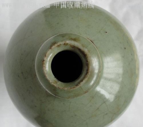 元代青釉开片梅瓶_青瓷/秘色瓷_第4张