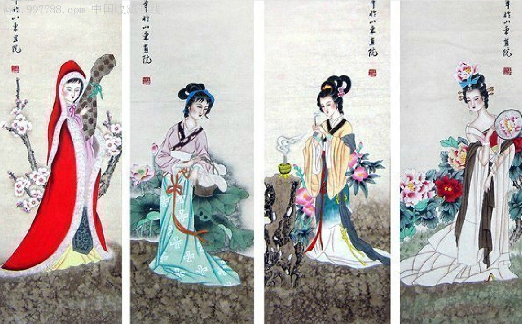 四大美女搞笑图片