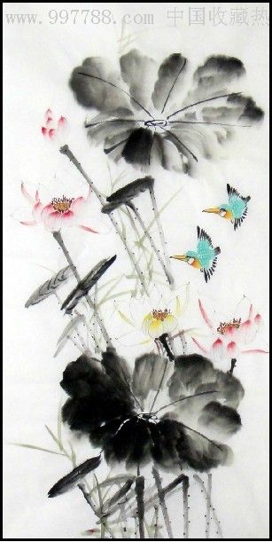 沈阳三尺花鸟画(可题字)_花鸟国画原作_凭栏画廊