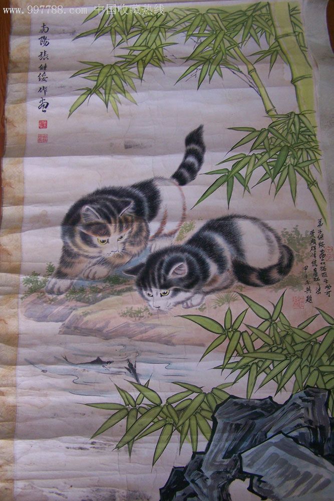 张继绥——双猫图