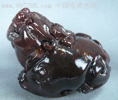 寿山石把件特价-芙蓉石《古兽把件17》3.5*5.5*3cm