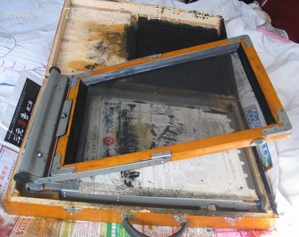 文化牌手推式油印机七一一型文革经典的记忆