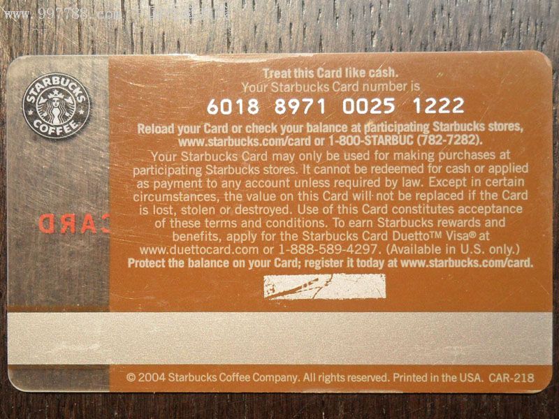 starbuckscard