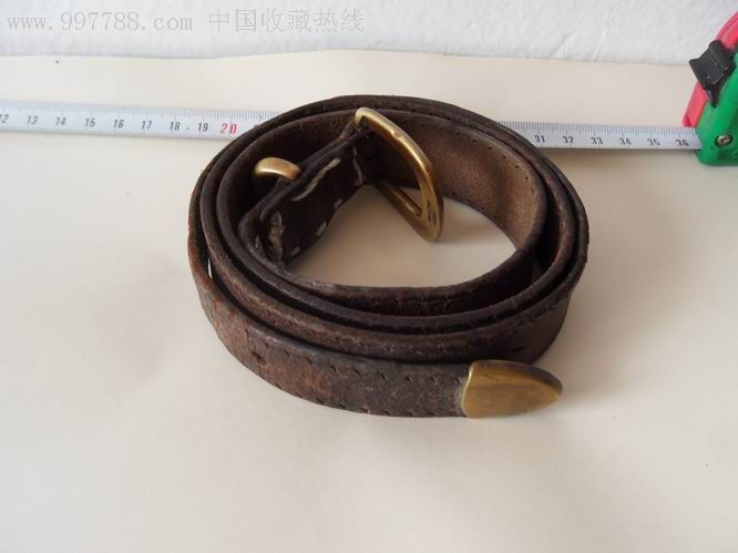 精黄铜带卡子"solid(全球领先的)brass(黄铜制品)" 皮带