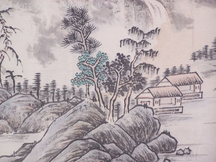 仿古意山水画