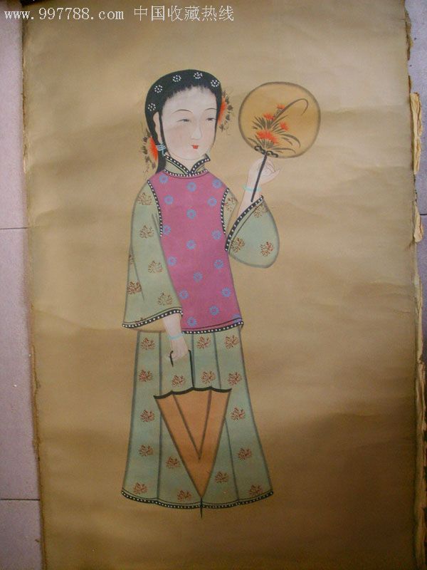 杨家埠年画仕女美女图