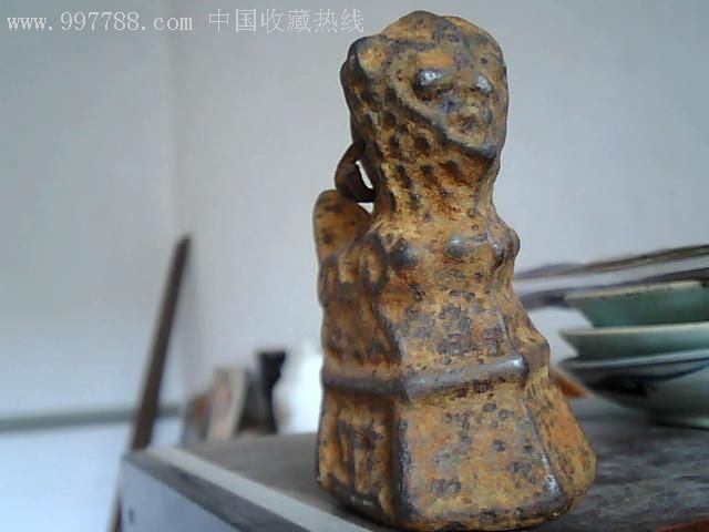 清代猴脸公平秤砣美品