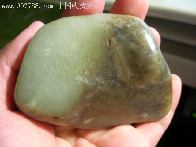 和田玉草花金皮大籽料山林秋色