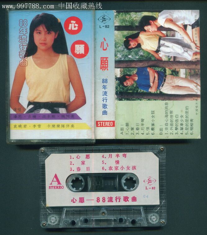 88年流行歌曲——心愿【演唱:潘莉,吉楠,谈本刚,钱恒青,袁晓君,李雪】