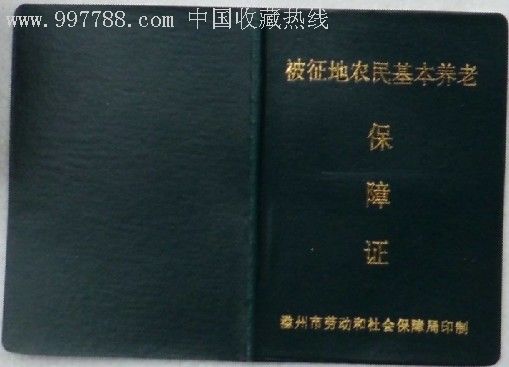 被征地农民基本养老-保障证