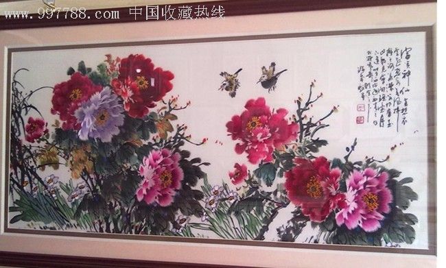 苏绣百花图
