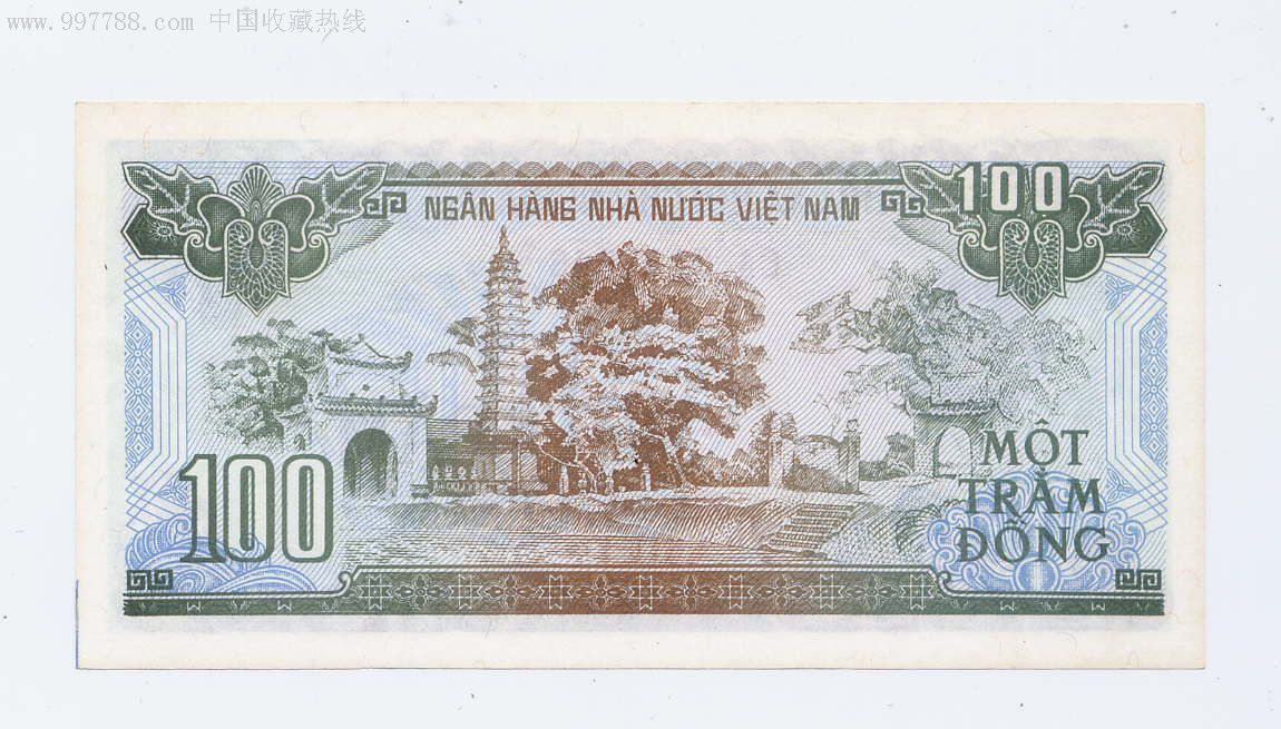 越南纸币100盾