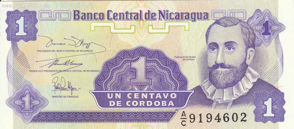 尼加拉瓜1科多巴