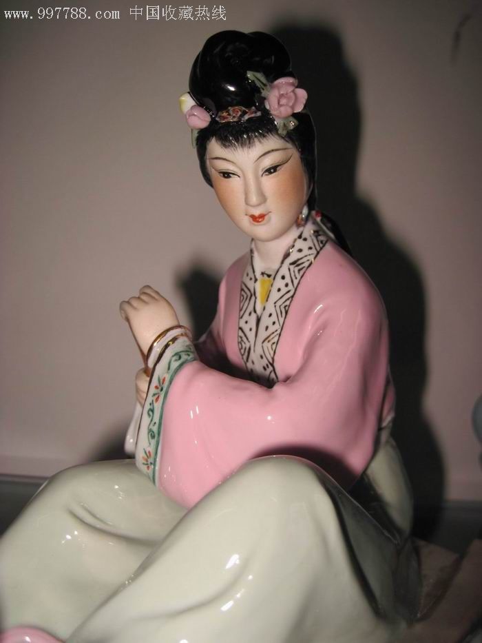 已故陶瓷艺术大师佘纲旭80年代作品《采荷船》潮州老枫溪美术陶瓷