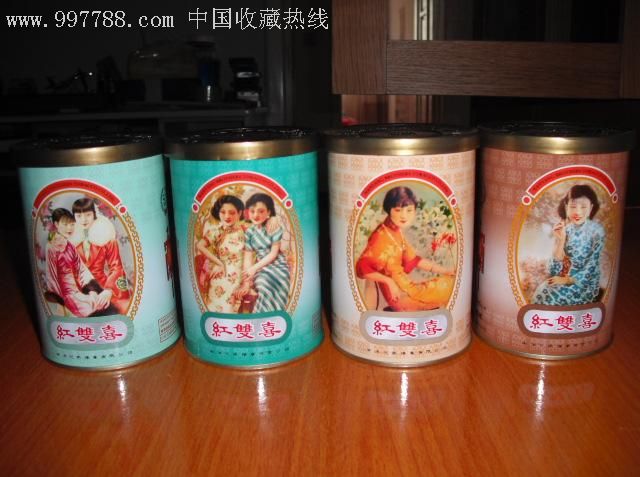 【红双喜】4×1,古装美女版听装实物套烟
