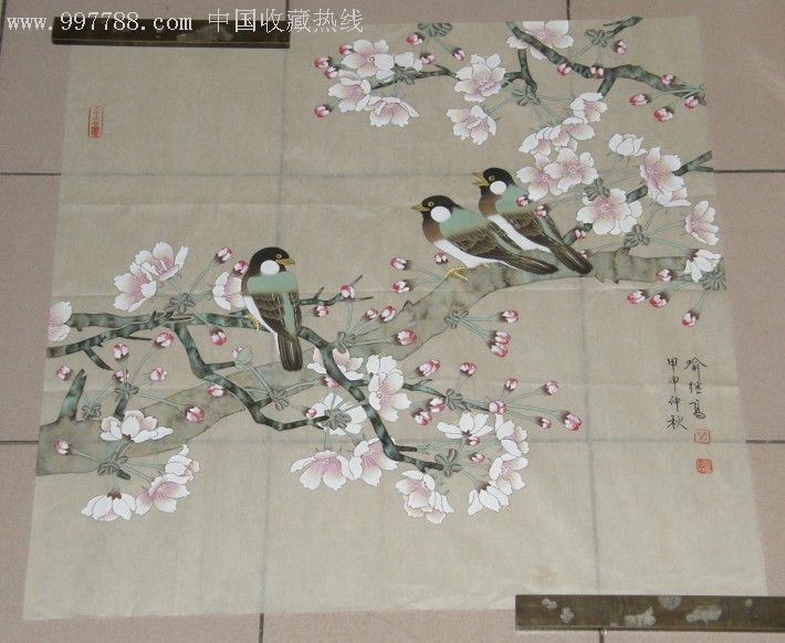 名家书画:工笔画大师喻继高工笔花鸟