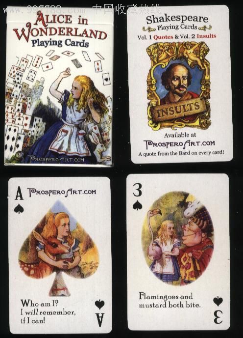 《爱丽丝梦游仙境》(外国定牌),扑克牌,艺术扑克/花式扑克,21世纪10