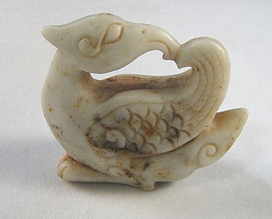 古玉鸟摆件