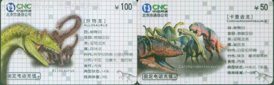 充值卡-"恐龙",编号:bjt-cz-2004-p2_价格5.