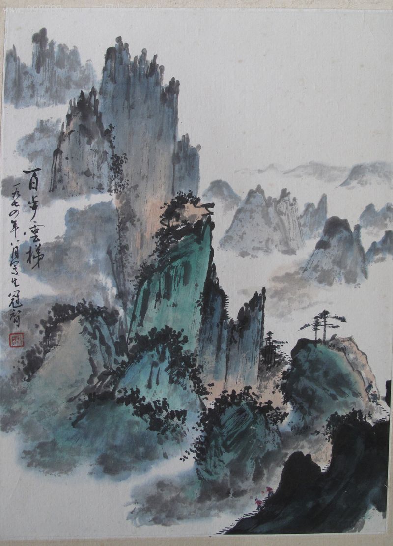 首页 零售 山水国画原作【何冠智】山水精品,片滚动鼠标滚轴,图片