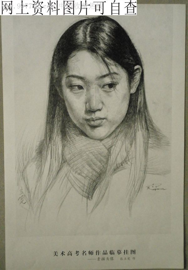 著名油画家西安美院教授张立宪素描