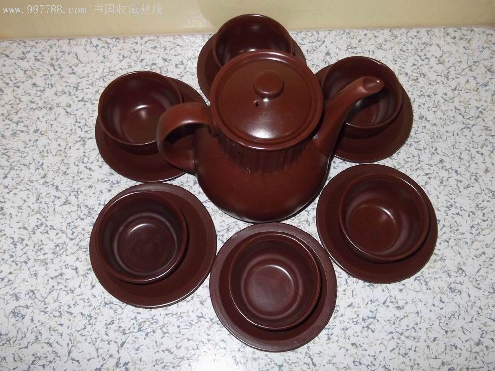 奎山牌13头木瓜茶具