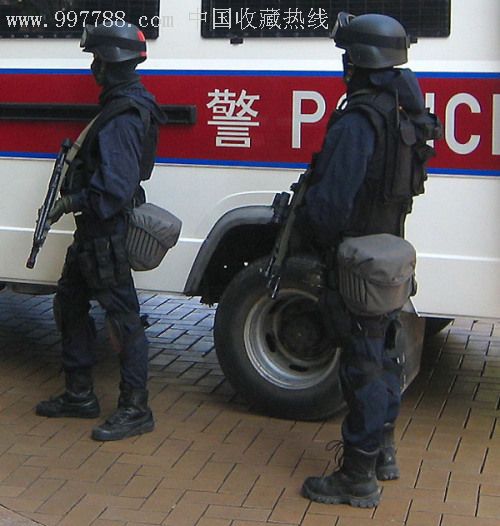 香港警察飞虎队专用防毒面具包俗称灰包