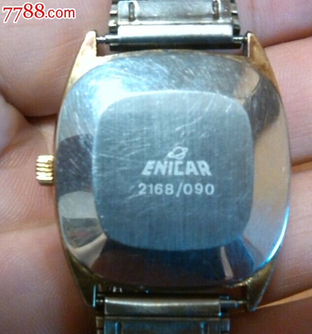 早期英纳格男式带钻手表2168\/090-价格:480元