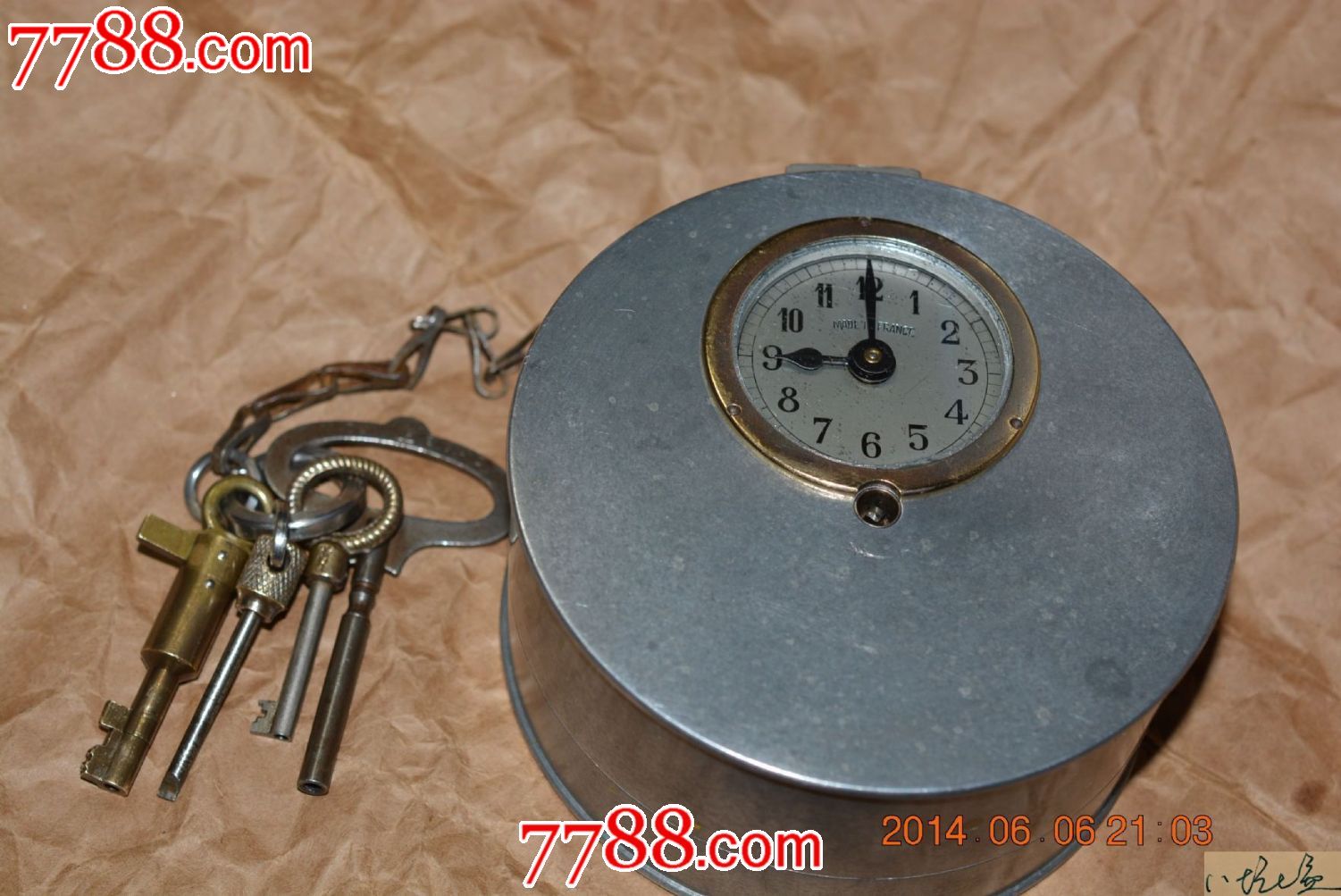 1900年的法国巡逻钟,记录时钟(我的收藏)-价格