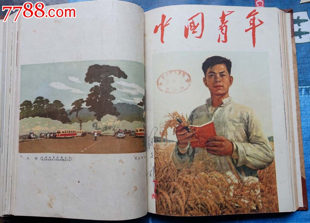 1957年《中国青年》杂志合订本(1-12期)