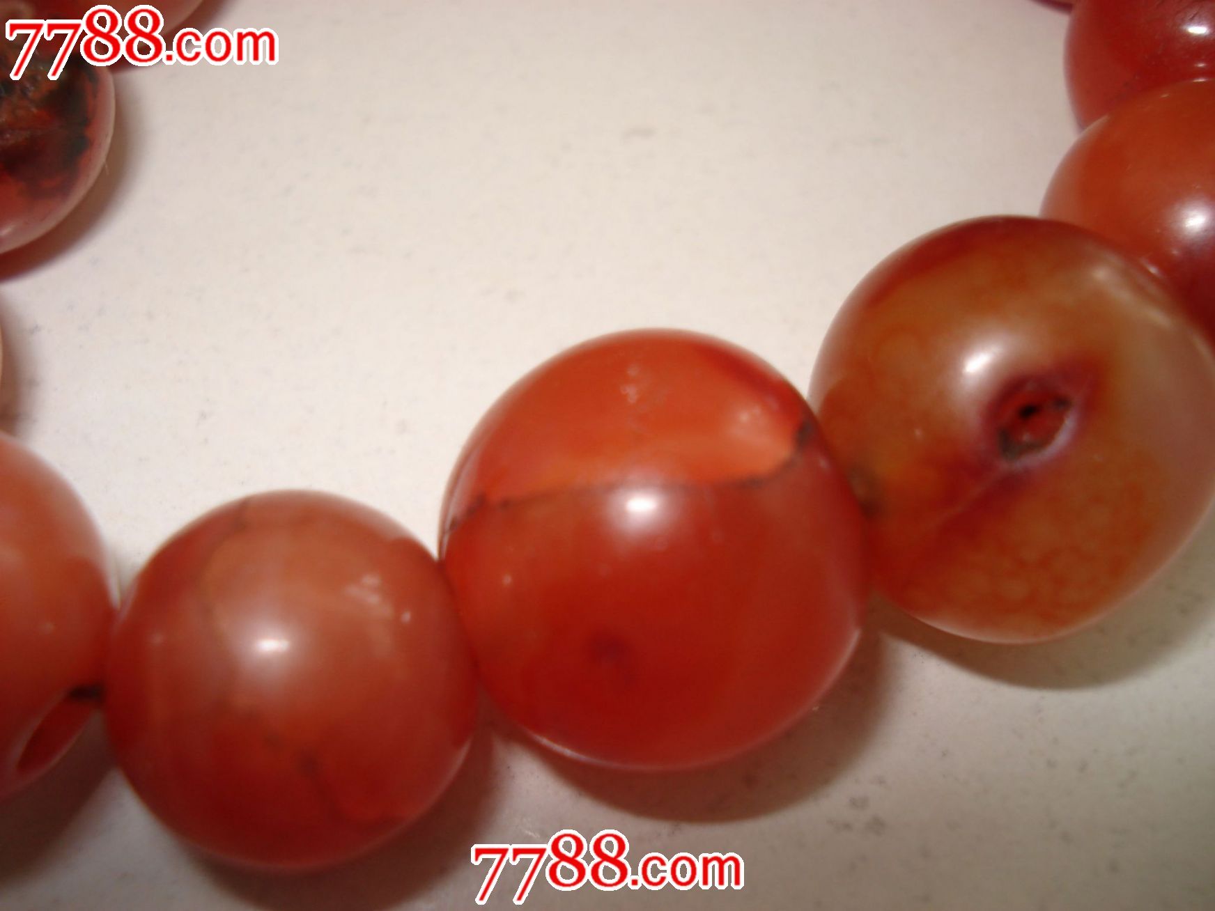 老玛瑙珠子_价格1500.