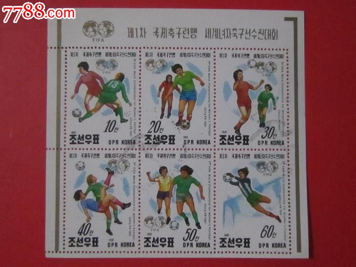 朝鲜1991年中国广州女子足球第1届世界杯小全