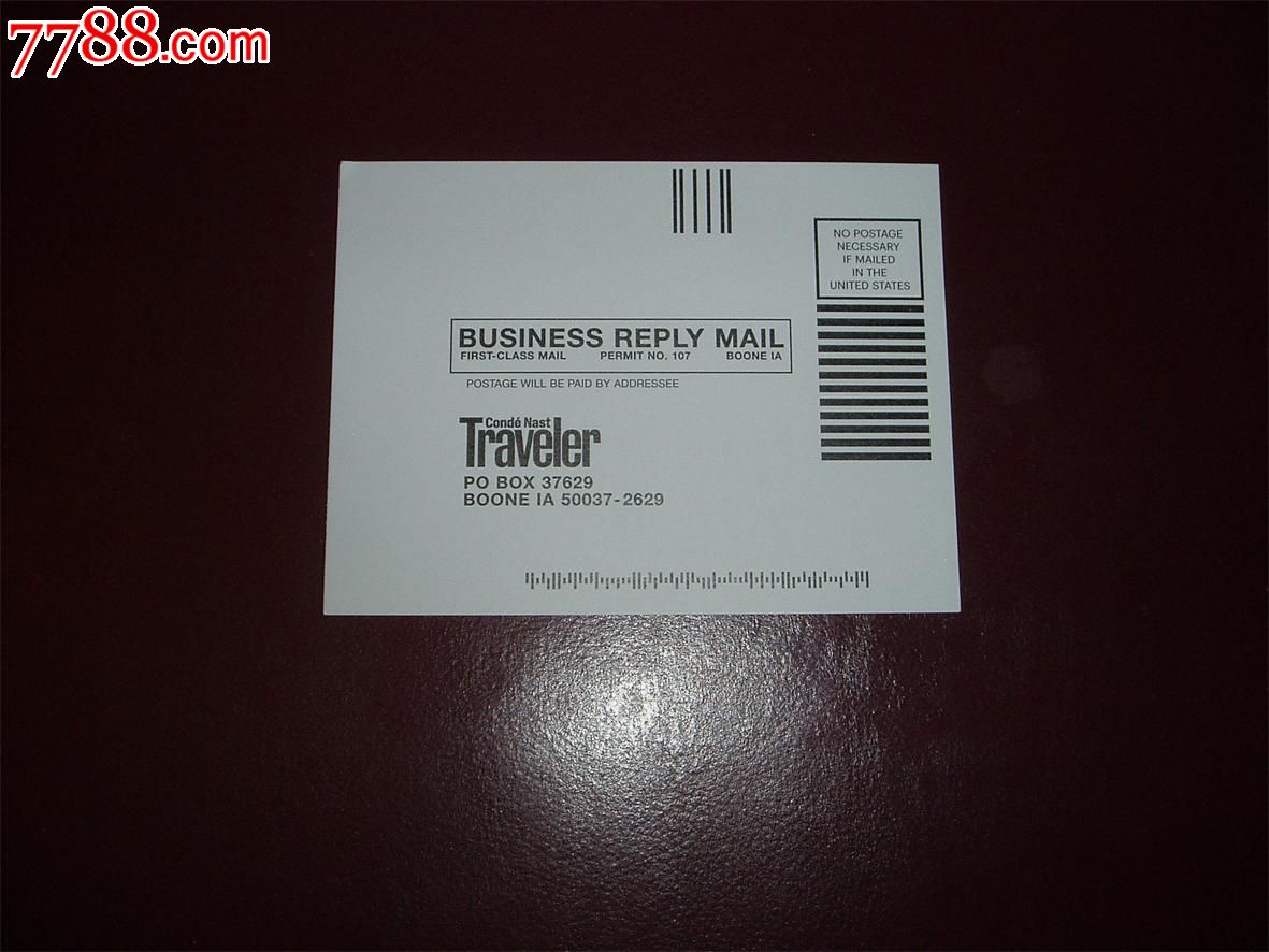 康德纳仕集团旅行者订阅卡片-价格:3元-se264