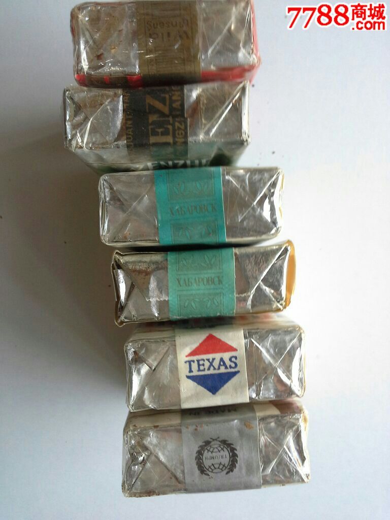 八*十年代苏联香烟六盒