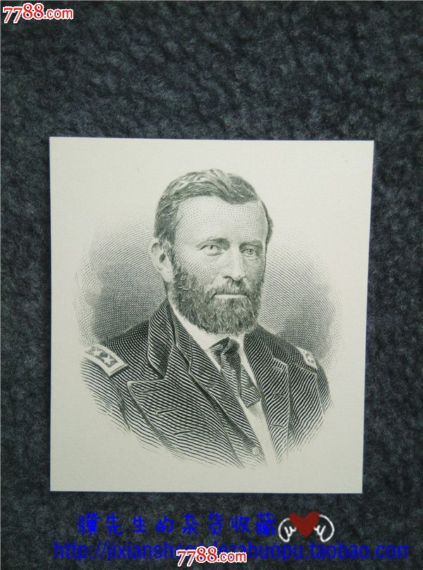 稀少稀少【美国钞票公司美国总统雕刻版印样-